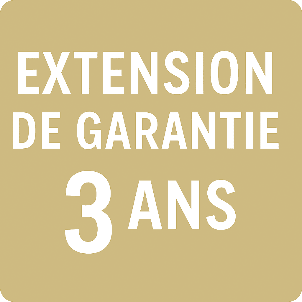 +1 an D'Extension de Garantie (Total : 3 Ans)